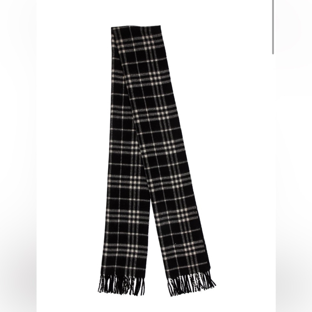 LIKE NEW Burberry London Cashmere House Check Pattern Scarf